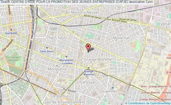plan association Centre D'aide Pour La Promotion Des Jeunes Entreprises (capje) Lyon