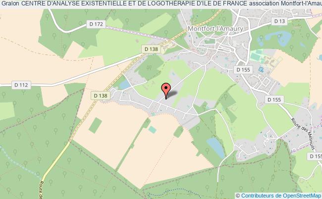 plan association Centre D'analyse Existentielle Et De LogothÉrapie D'ile De France Montfort-l'Amaury