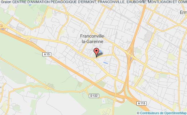 plan association Centre D'animation Pedagogique D'ermont, Franconville, Eaubonne, Montlignon Et Communes Associees Franconville