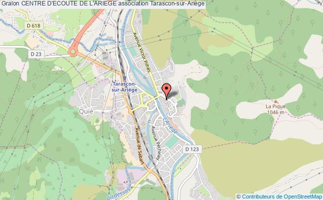 plan association Centre D'ecoute De L'ariege Tarascon-sur-Ariège