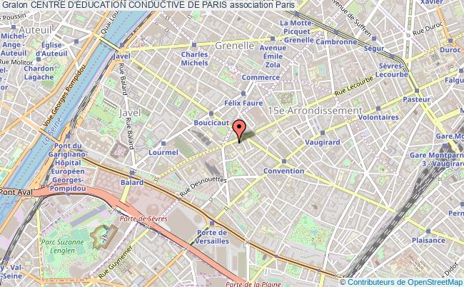 plan association Centre D'Éducation Conductive De Paris Paris