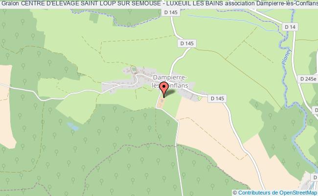 plan association Centre D'elevage Saint Loup Sur Semouse - Luxeuil Les Bains Dampierre-lès-Conflans