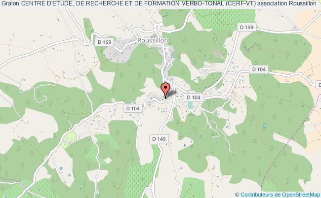 plan association Centre D'etude, De Recherche Et De Formation Verbo-tonal (cerf-vt) Roussillon