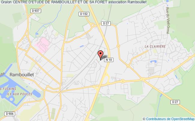 plan association Centre D'etude De Rambouillet Et De Sa Foret Rambouillet