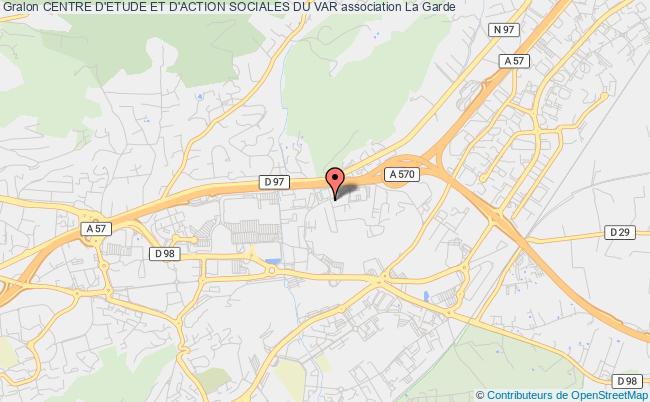 plan association Centre D'etude Et D'action Sociales Du Var La    Garde