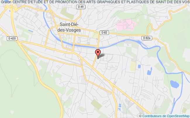 CENTRE D'ETUDE ET DE PROMOTION DES ARTS GRAPHIQUES ET PLASTIQUES DE SAINT DIE DES VOSGES.