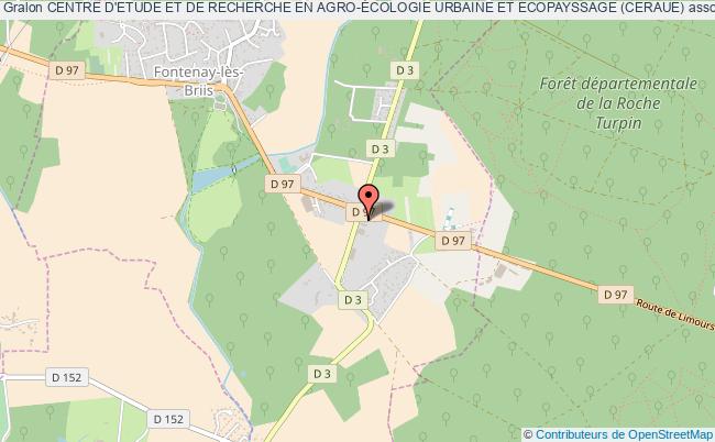 plan association Centre D'etude Et De Recherche En Agro-Écologie Urbaine Et Ecopayssage (ceraue) Fontenay-lès-Briis