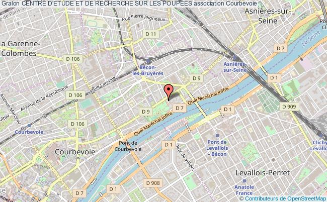 plan association Centre D'etude Et De Recherche Sur Les Poupees Courbevoie