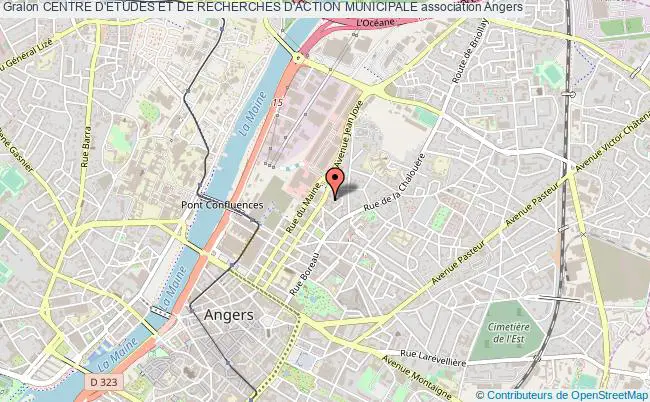 plan association Centre D'etudes Et De Recherches D'action Municipale Angers