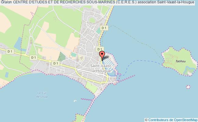 plan association Centre D'etudes Et De Recherches Sous-marines (c.e.r.e.s.) Saint-Vaast-la-Hougue