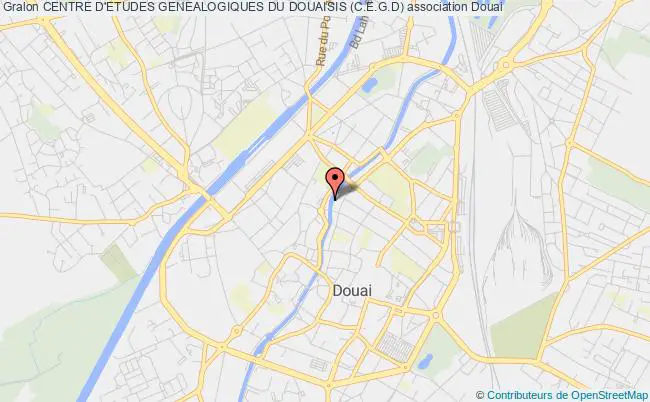 plan association Centre D'etudes Genealogiques Du Douaisis (c.e.g.d) Douai