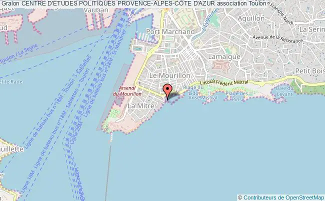 plan association Centre D'Études Politiques Provence-alpes-cÔte D'azur Toulon