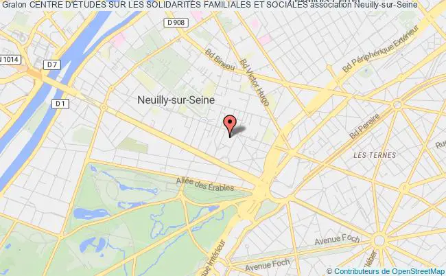 plan association Centre D'Études Sur Les SolidaritÉs Familiales Et Sociales Neuilly-sur-Seine