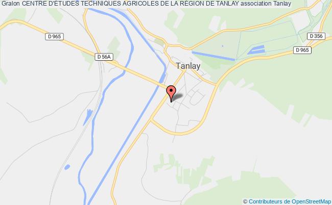 plan association Centre D'Études Techniques Agricoles De La RÉgion De Tanlay Tanlay
