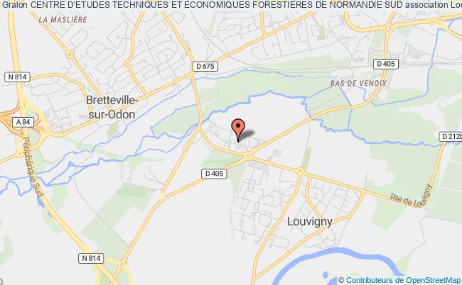 plan association Centre D'etudes Techniques Et Economiques Forestieres De Normandie Sud Louvigny