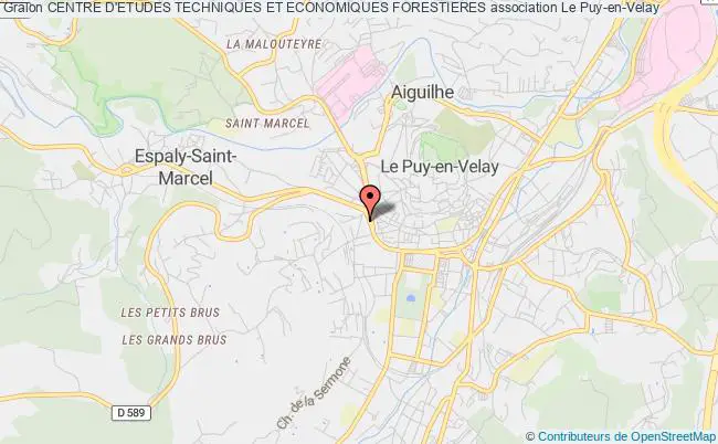 plan association Centre D'etudes Techniques Et Economiques Forestieres Le    Puy-en-Velay