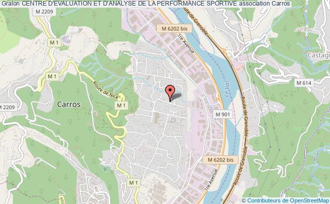 plan association Centre D'evaluation Et D'analyse De La Performance Sportive 