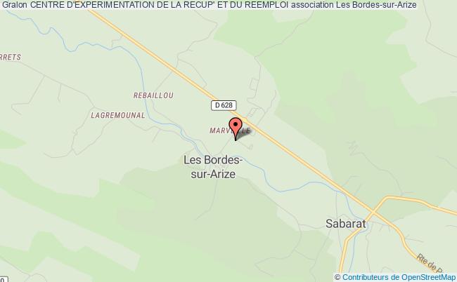 plan association Centre D'experimentation De La Recup' Et Du Reemploi Les Bordes-sur-Arize
