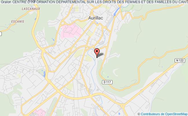 plan association Centre D'information Departemental Sur Les Droits Des Femmes Et Des Familles Du Cantal Aurillac