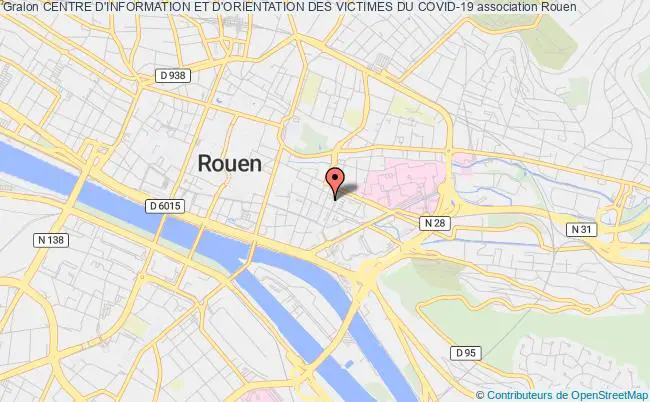 plan association Centre D'information Et D'orientation Des Victimes Du Covid-19 Rouen