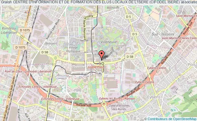 CENTRE D'INFORMATION ET DE FORMATION DES ELUS LOCAUX DE L'ISERE (CIFODEL ISERE)
