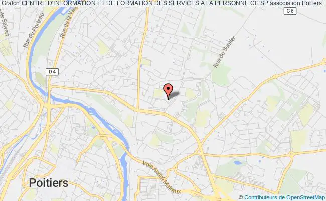 plan association Centre D'information Et De Formation Des Services A La Personne Cifsp Poitiers