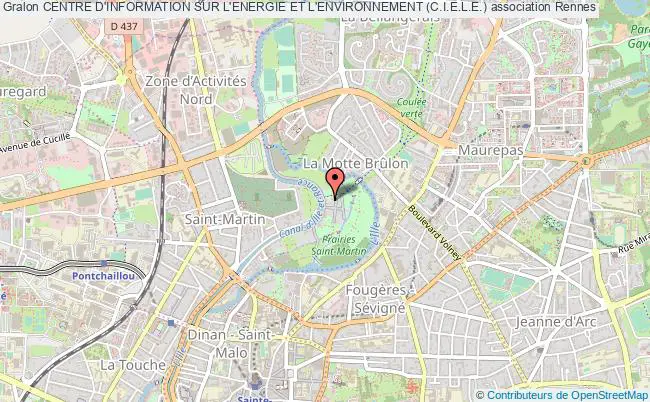 plan association Centre D'information Sur L'energie Et L'environnement (c.i.e.l.e.) Rennes