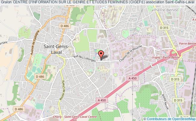 plan association Centre D'information Sur Le Genre Et Etudes Feminines (cigefe) Saint-Genis-Laval