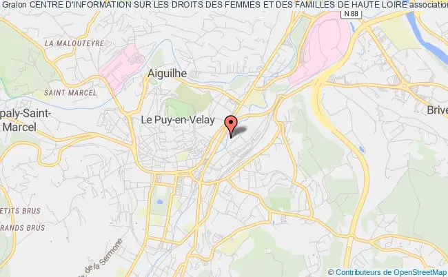 plan association Centre D'information Sur Les Droits Des Femmes Et Des Familles De Haute Loire Le Puy-en-Velay