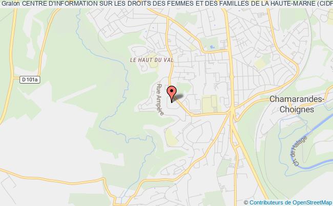 plan association Centre D'information Sur Les Droits Des Femmes Et Des Familles De La Haute-marne (cidff 52) Chaumont