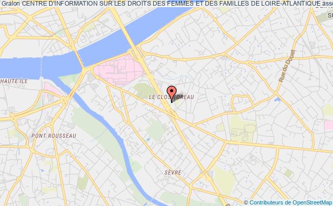 plan association Centre D'information Sur Les Droits Des Femmes Et Des Familles De Loire-atlantique Nantes