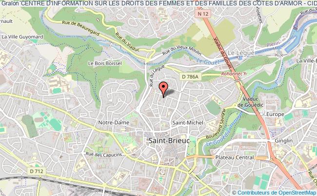 CENTRE D'INFORMATION SUR LES DROITS DES FEMMES ET DES FAMILLES DES CÔTES D'ARMOR - CIDFF 22