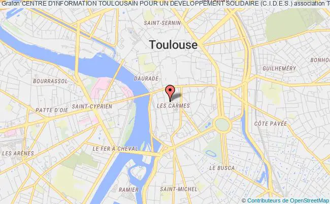 plan association Centre D'information Toulousain Pour Un Developpement Solidaire (c.i.d.e.s.) Toulouse