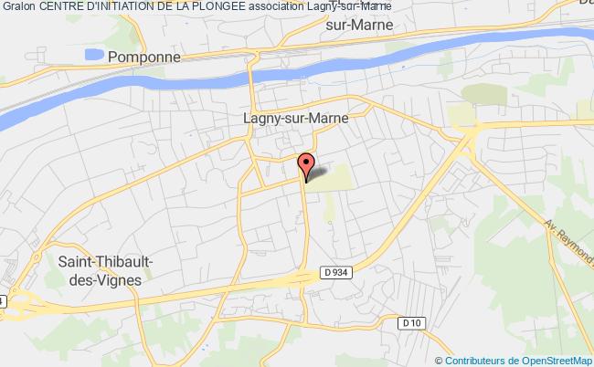 plan association Centre D'initiation De La Plongee Lagny-sur-Marne