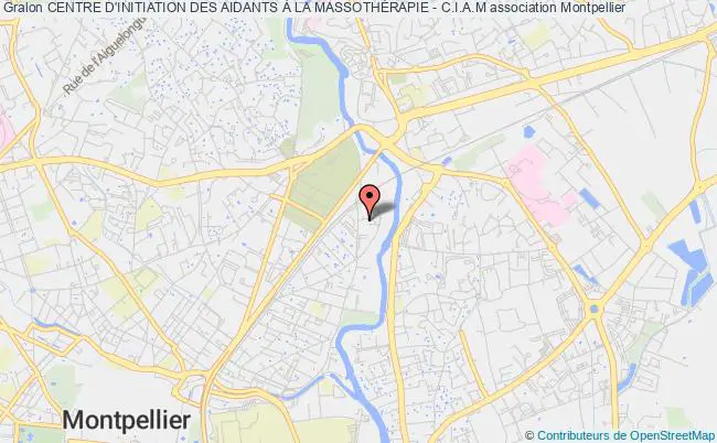 plan association Centre D'initiation Des Aidants À La MassothÉrapie - C.i.a.m Montpellier