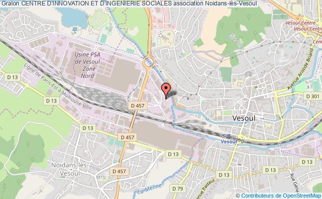 plan association Centre D'innovation Et D'ingenierie Sociales Noidans-lès-Vesoul