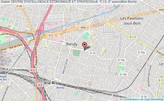 plan association Centre D'intelligence Economique Et Strategique "c.i.e.s" Bondy