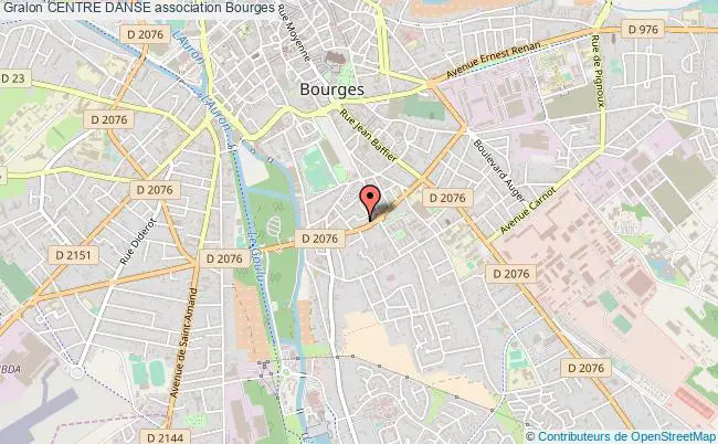 plan association Centre Danse Bourges