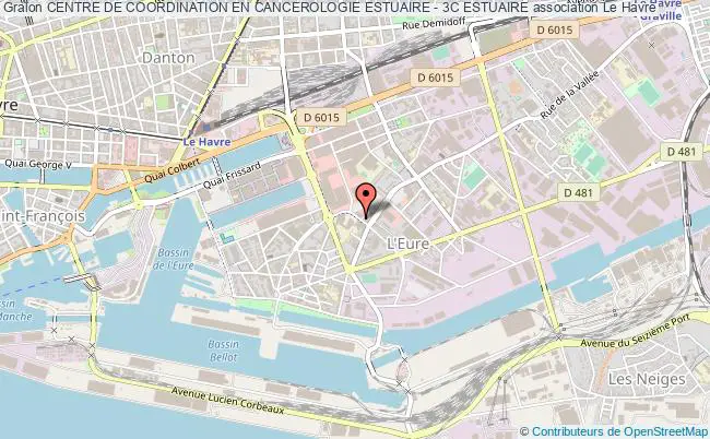 plan association Centre De Coordination En Cancerologie Estuaire - 3c Estuaire Le    Havre