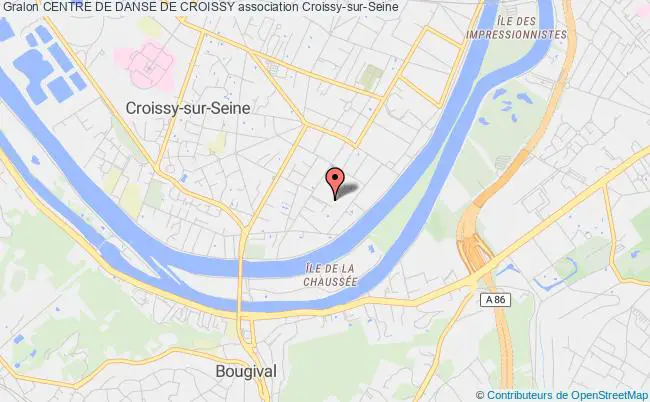 plan association Centre De Danse De Croissy Croissy-sur-Seine