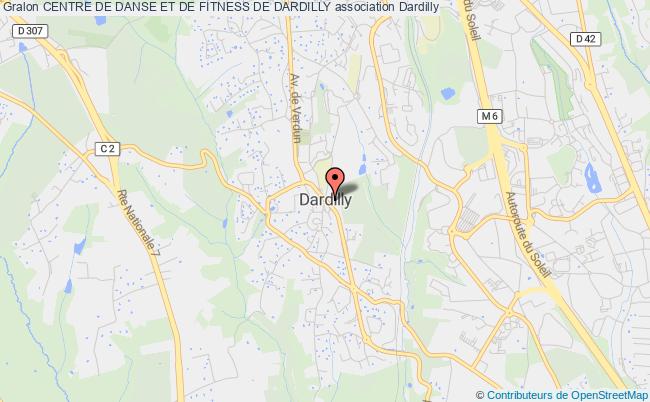 plan association Centre De Danse Et De Fitness De Dardilly Dardilly