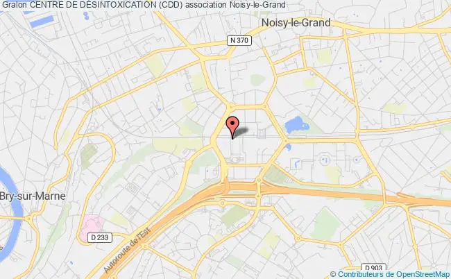 plan association Centre De DÉsintoxication (cdd) Noisy-le-Grand