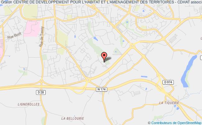 plan association Centre De Developpement Pour L'habitat Et L'amenagement Des Territoires - Cdhat Saint-Lô
