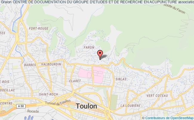 plan association Centre De Documentation Du Groupe D'etudes Et De Recherche En Acupuncture Toulon