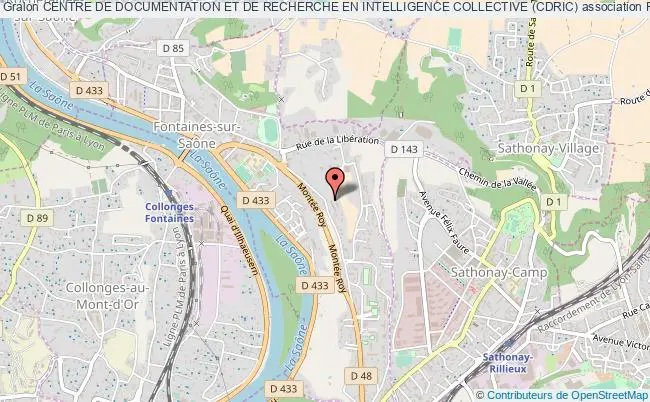 plan association Centre De Documentation Et De Recherche En Intelligence Collective (cdric) Fontaines-sur-Saône