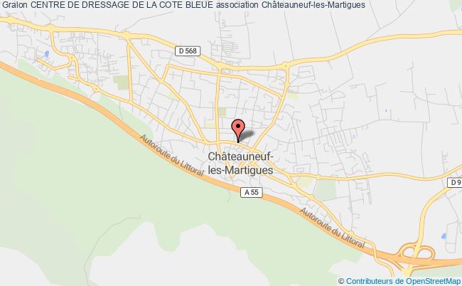 plan association Centre De Dressage De La Cote Bleue Châteauneuf-les-Martigues