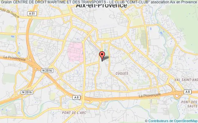 plan association Centre De Droit Maritime Et Des Transports - Le Club "cdmt-club" Aix-en-Provence