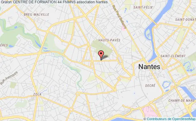 plan association Centre De Formation 44 Fnmns Nantes