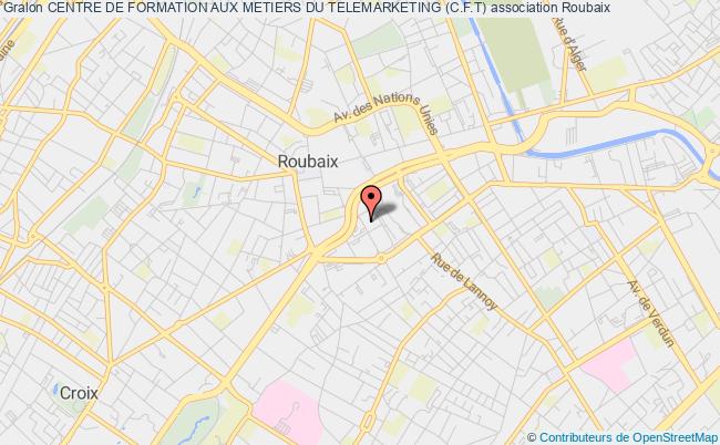 plan association Centre De Formation Aux Metiers Du Telemarketing (c.f.t) Roubaix