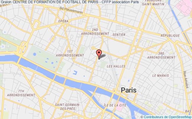 plan association Centre De Formation De Football De Paris - Cffp Paris